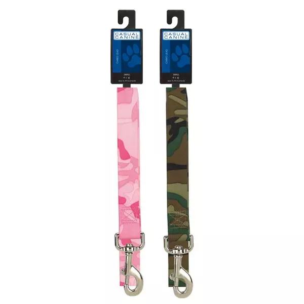 Casual Canine Camo Dog Leads 6FT #ZA6751