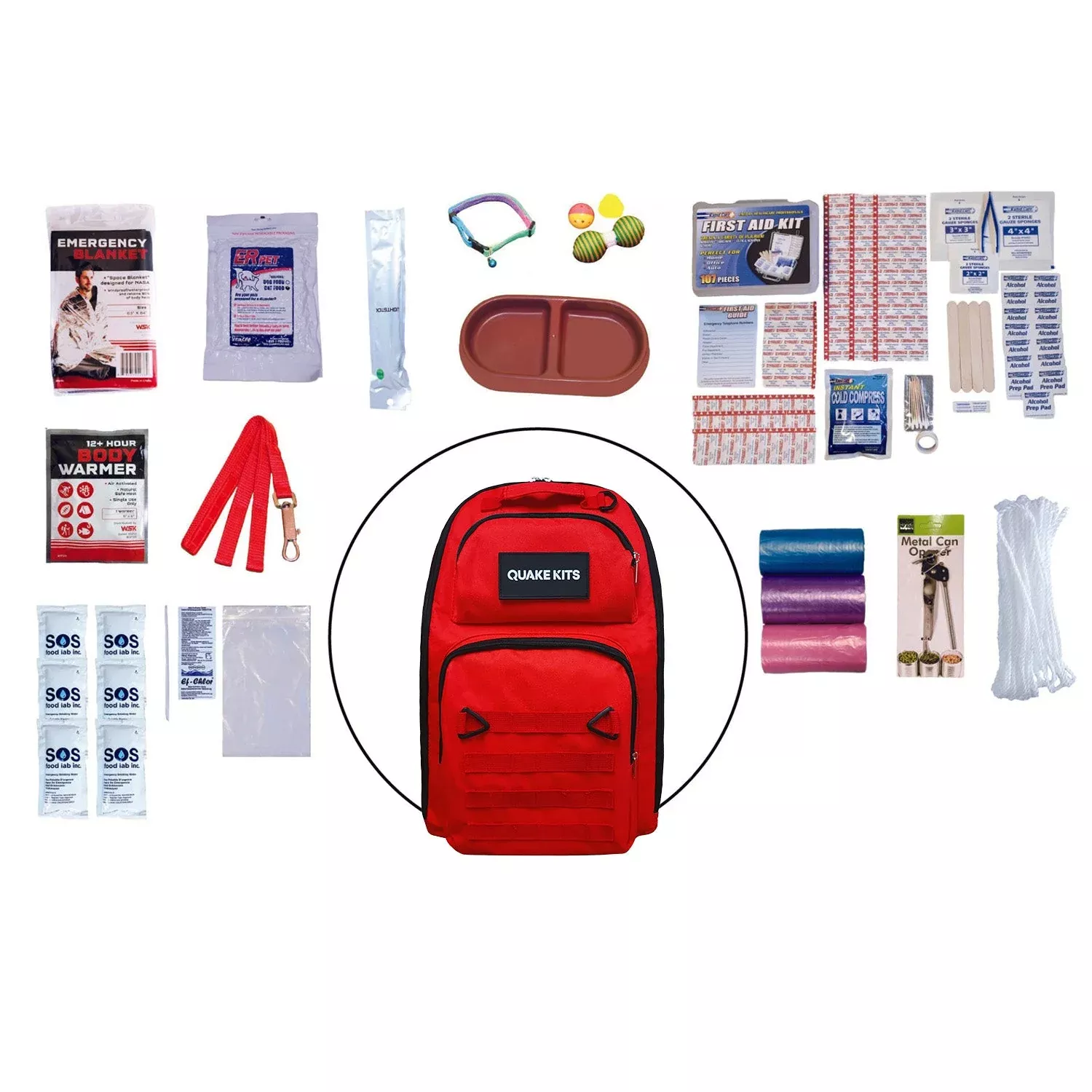 Cat Survival Kit - Deluxe Cat Emergency Go-Bag