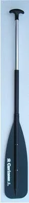 Caviness SyntheticAluminum Paddle 4 foot Tgrip Black