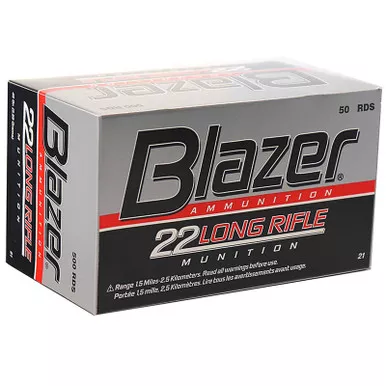 CCI 0021 Blazer High Velocity 22LR 40 GR LRN 50 Rounds