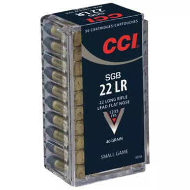 CCI 0058 Small Game 22LR 40 GR LFN 50 Rounds