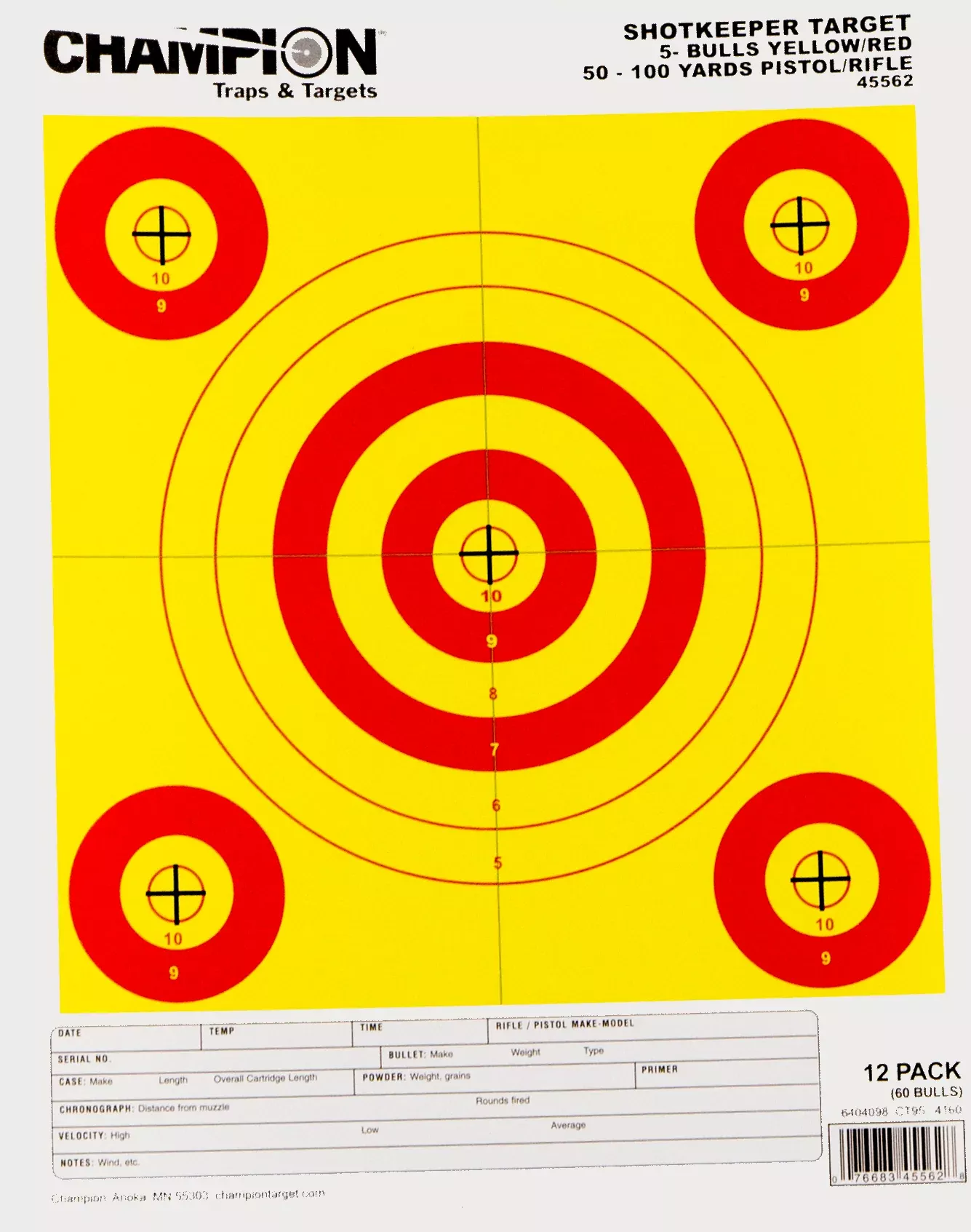 Champion Targets Shotkeeper, Champ 45562 Shotkeeper 5