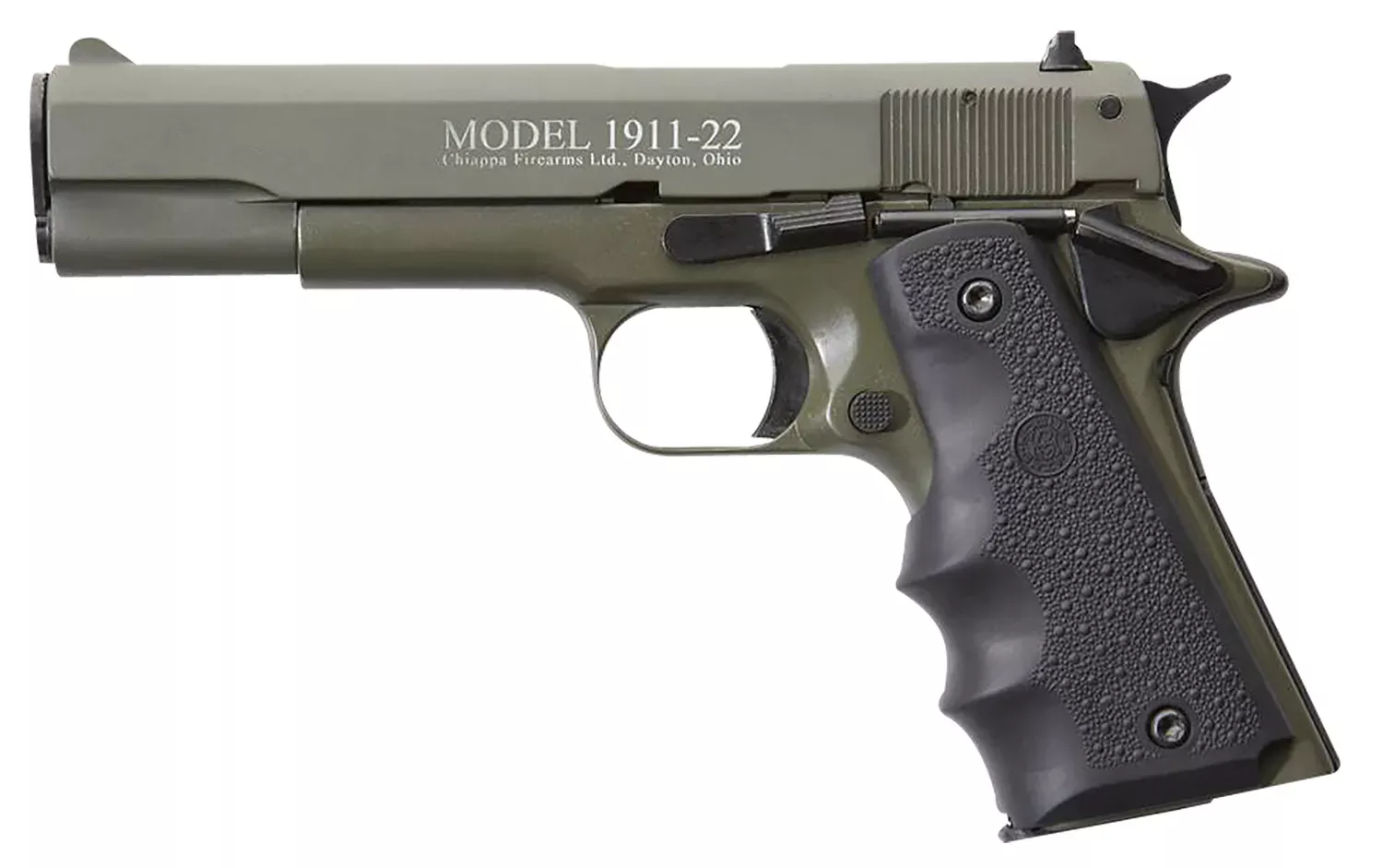 Chiappa 1911-22 22 LR Pistol 5″ OD Green 401.121
