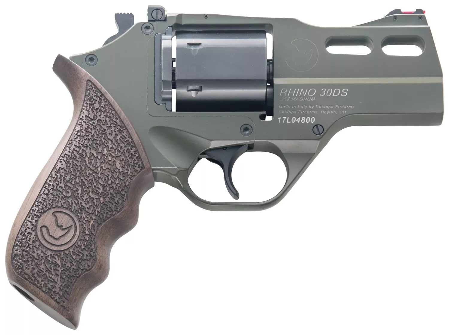 Chiappa Firearms Rhino 30DS 357 Mag Caliber 3" Green