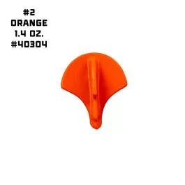 Church Tackle Painted Stingray Diving Weight - Orange - Size 2 - 2 Pack - (40304)