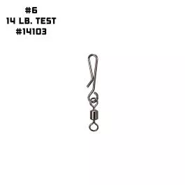 Church Tackle Quick Release Swivel Snap - Size 6 - (14103)