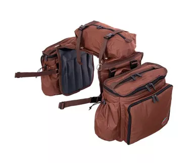 CIRCLE Y Deluxe Brown Saddle Bag (9187-BN)