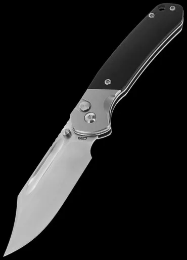 CJRB Bowie Pyrite Ebony Folding Knife