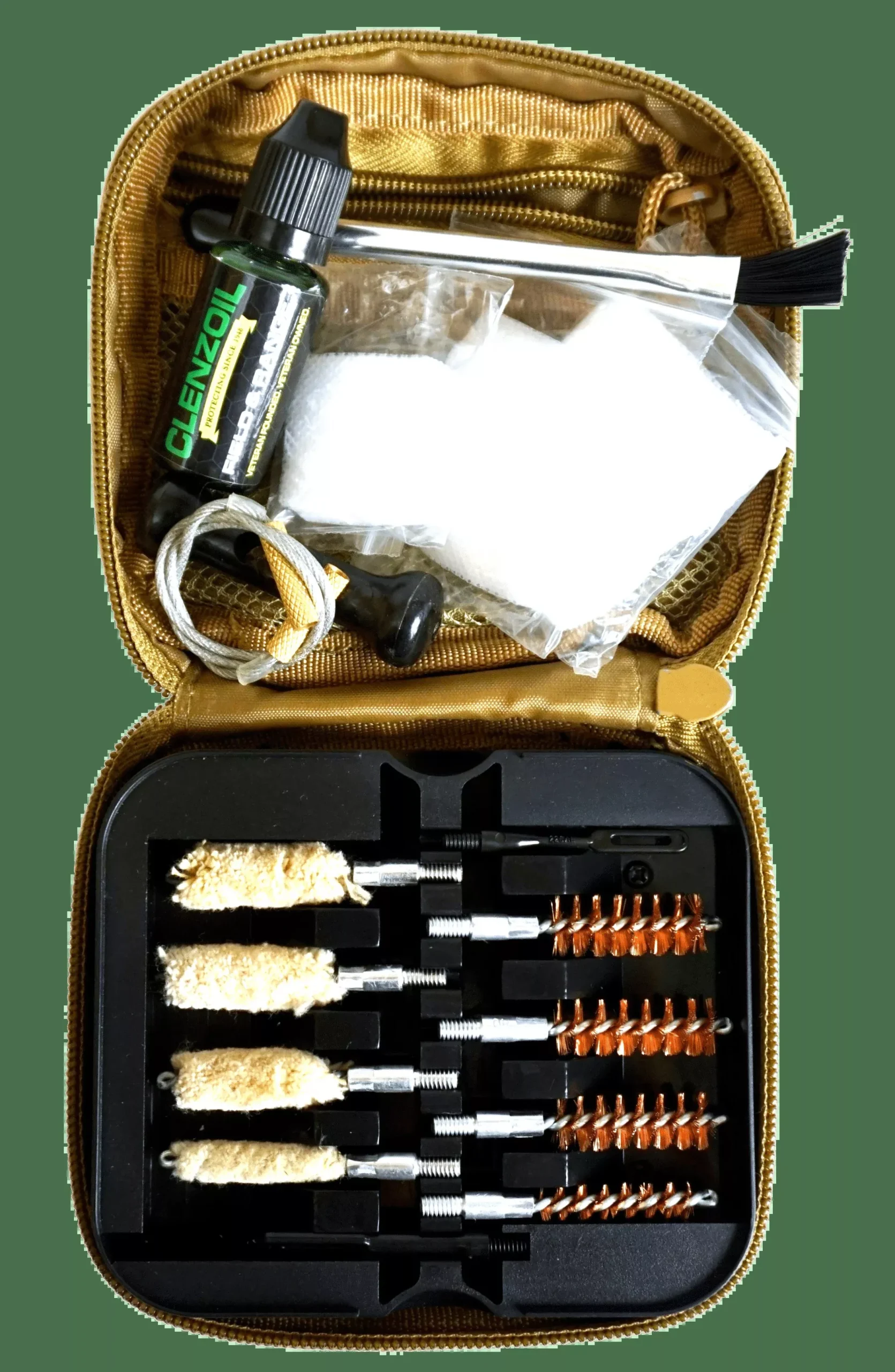 Clenzoil Multi-caliber, Clenzoil 2076 Multi Caliber Pistol Kit Tan