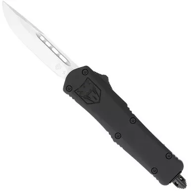 Cobratec Small Fs-3 Otf Knife Dual Action Otf Blade Black