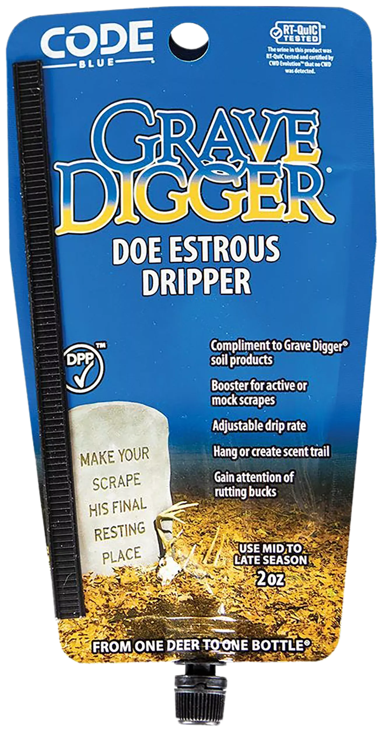 Code Blue Grave Digger Doe Estrous Deer – 2 oz Dripper