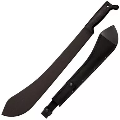 Cold Steel 97LBMS Bolo Machete 18" 65Mn Steel Plain Edge Blade, Polypropylene Handle and Cor-Ex Sheath