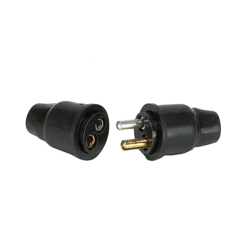 Cole Hersee 2 Pole PlugSocket Connector w/Rubber Cap