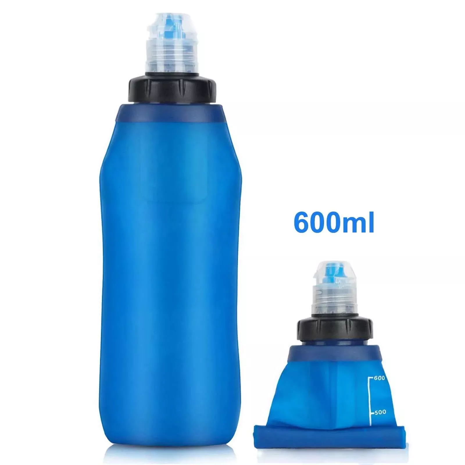 Collapsible Water Filter Bottle – 600 ml HygieniSafe