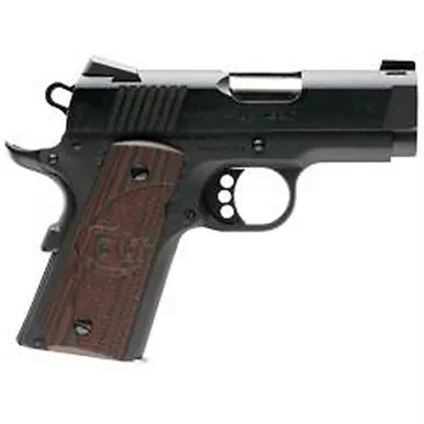 Colt Defender Compact 1911 45 ACP 3" Barrel Alloy Frame Blue Finish G10 Grips 7Rd Mag Novak Night Sights