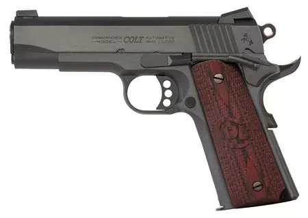 Colt Mfg Commander Combat 9mm Luger Pistol 4.25″ Blued O4942XE