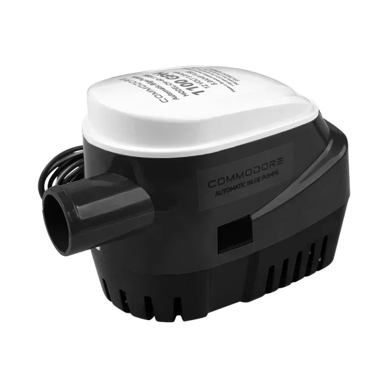 Commodore 1100 GPH 60 Series Automatic Bilge Pump – 12V