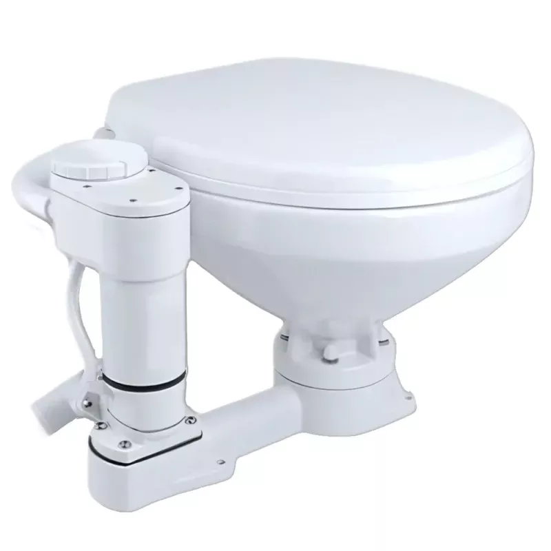 Commodore Electric Marine Toilet – Twist Flush – Regular Size