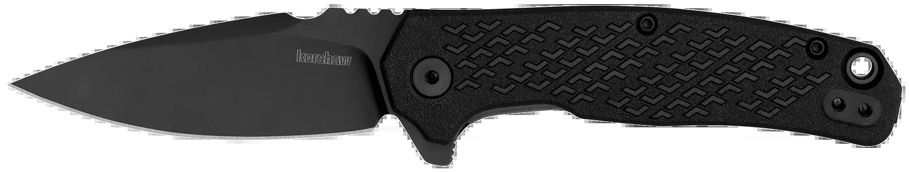 Conduit 2.90″ Folding Spear Point Plain Blade Knife – Black Oxide