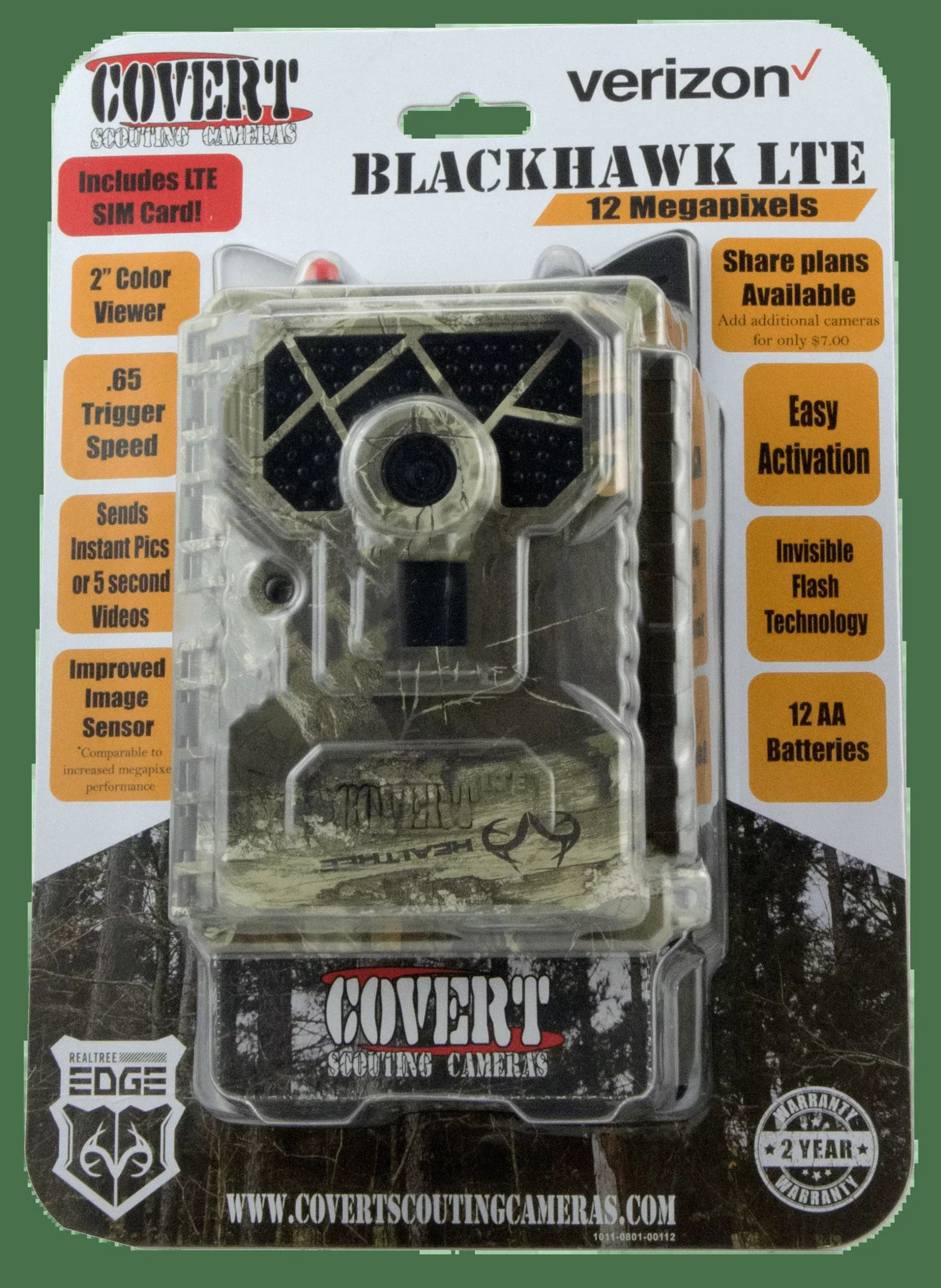 Covert Scouting Cameras Blackhawk, Covert 5465 Blackhawk Lte 60 Noglow Led Rlt Verz
