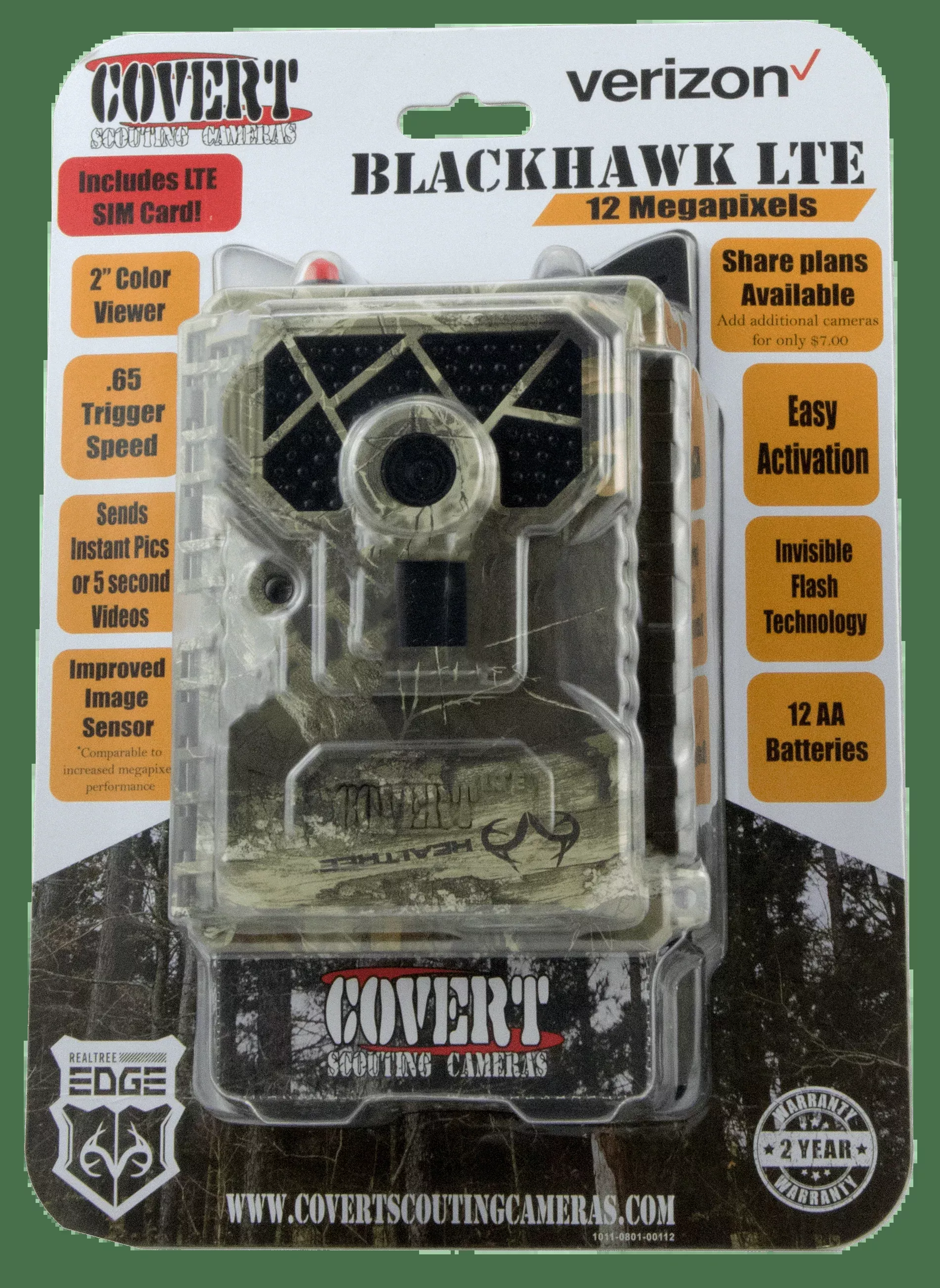 Covert Scouting Cameras Blackhawk, Covert 5465 Blackhawk Lte 60 Noglow Led Rlt Verz