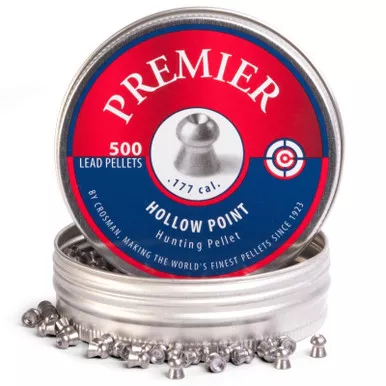 Crosman Legacy Hollow Point Pellets Lead .177 Caliber 500 Count LHP77