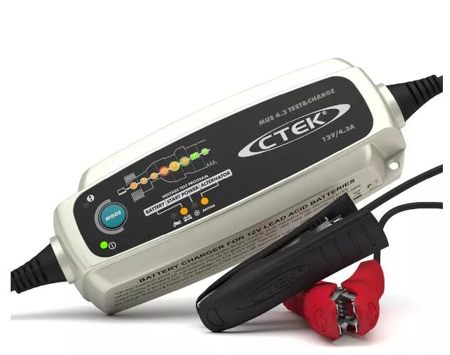 CTEK MUS 4.3 Test & Charge – 12V Fully Automatic Charger and Tester• 56-959