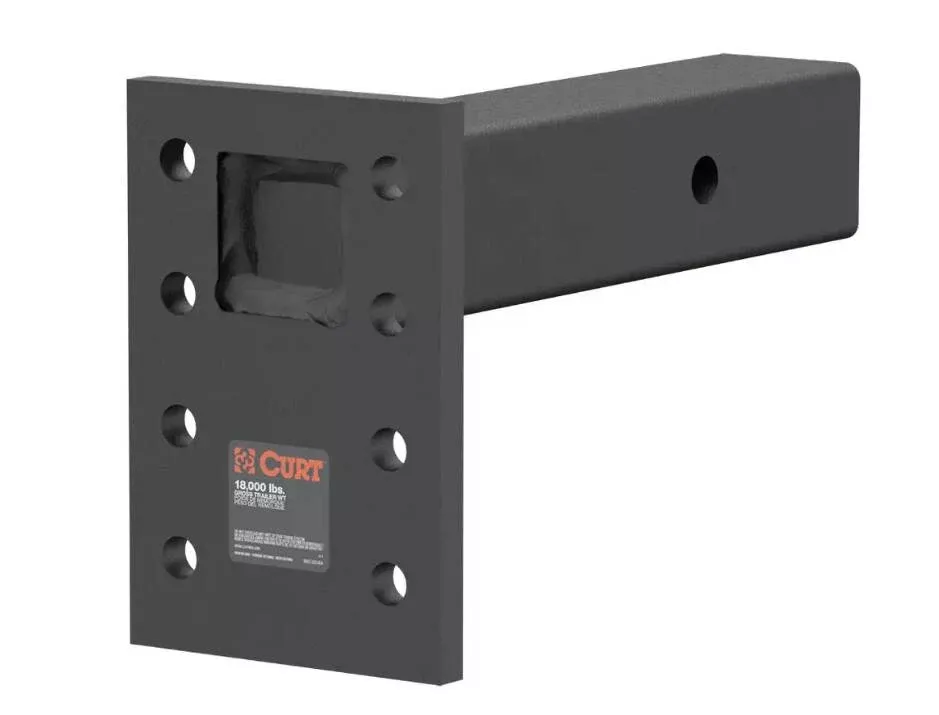 Curt Adjustable Pintle Mount, 2-1/2″ Shank, 18,000 lbs., 7″ High, 8″ Long• 48329