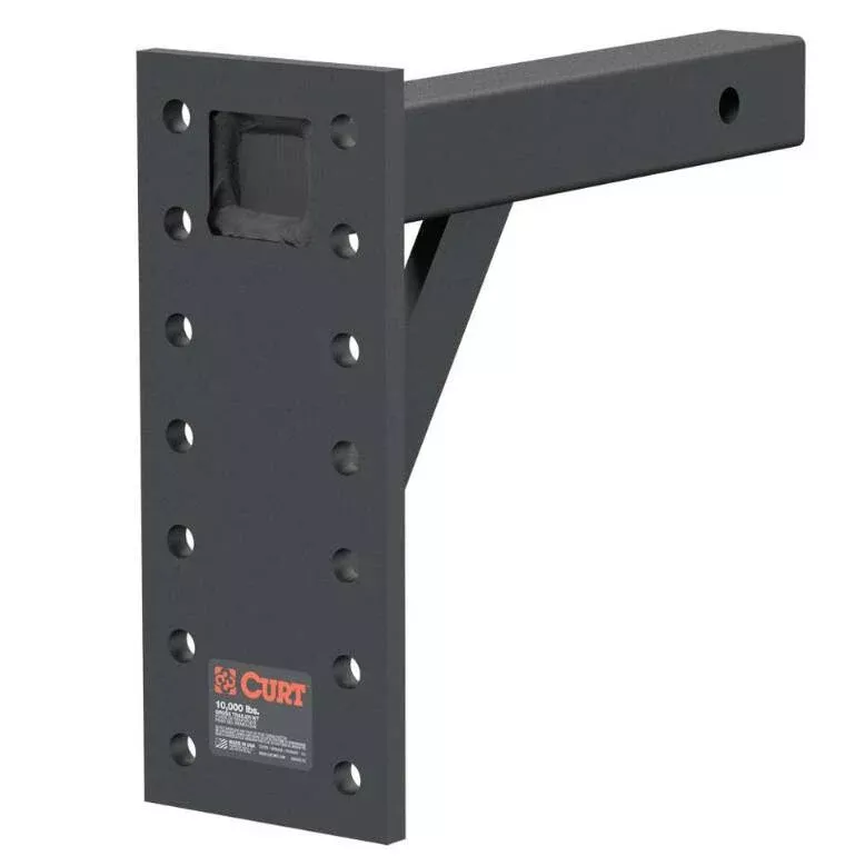 Curt Adjustable Pintle Mount, 2″ Shank, 10,000 lbs., 13″ High, 12″ Long• 48342