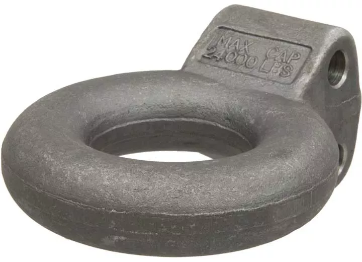 Curt Channel-Style Lunette Ring, 24,000 lbs., 3″ I.D., Raw• 48660