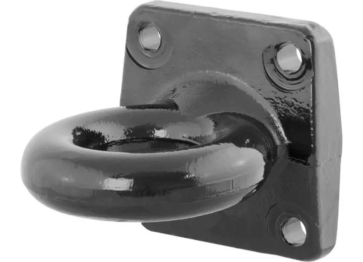 Curt Flush-Mount Lunette Ring, 60,000 lbs., 3" I.D.• 48560