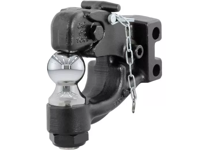 Curt Replacement Channel Mount Ball & Pintle Hitch, 2″ Ball, 10,000 lbs• 45919