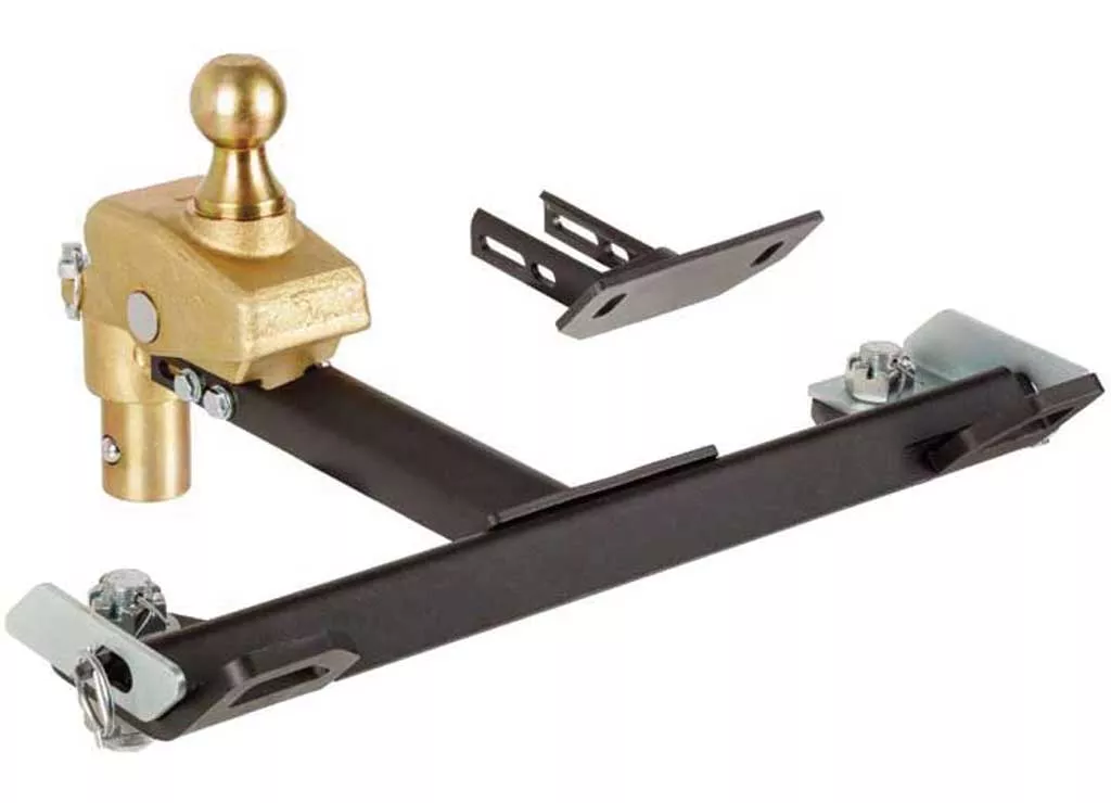 Curt RockerBall Multi-Fit OEM Puck System Gooseneck Ball with 4" Offset• 60668