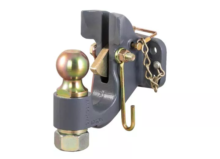 Curt SecureLatch Ball & Pintle Hitch, 2″ Ball, 20,000 lbs• 48411