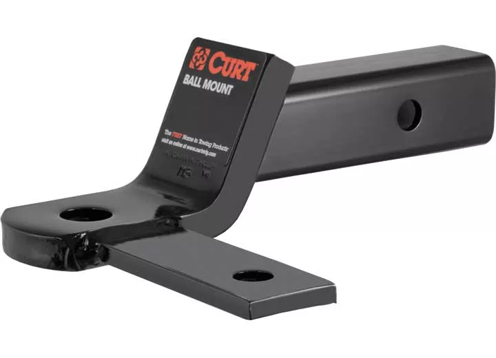 Curt Sway Tab Ball Mount, 2" Shank, 7,500 lbs., 2" Drop• 45820