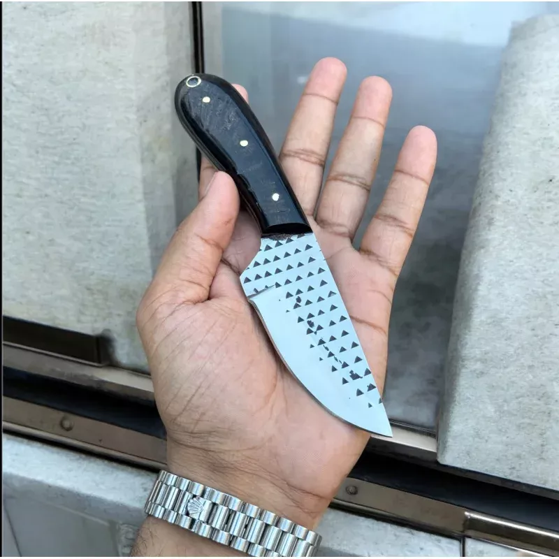 Custom Handmade Cowboy KnifeRasp Steel Blade with Resin Handle