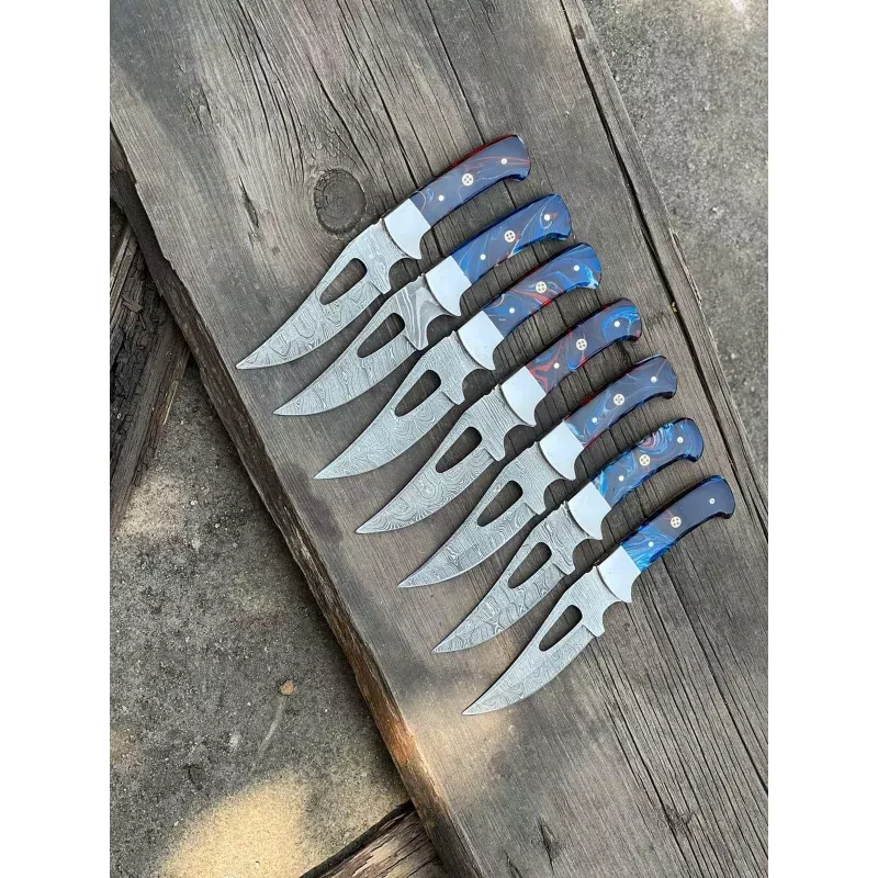 Custom Handmade Good Hunting Knife4 Damascus Steel Blade