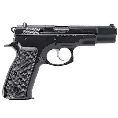 CZ 75-B Single/Double 9mm 4.6" 16rd Black Synthetic Grip Black
