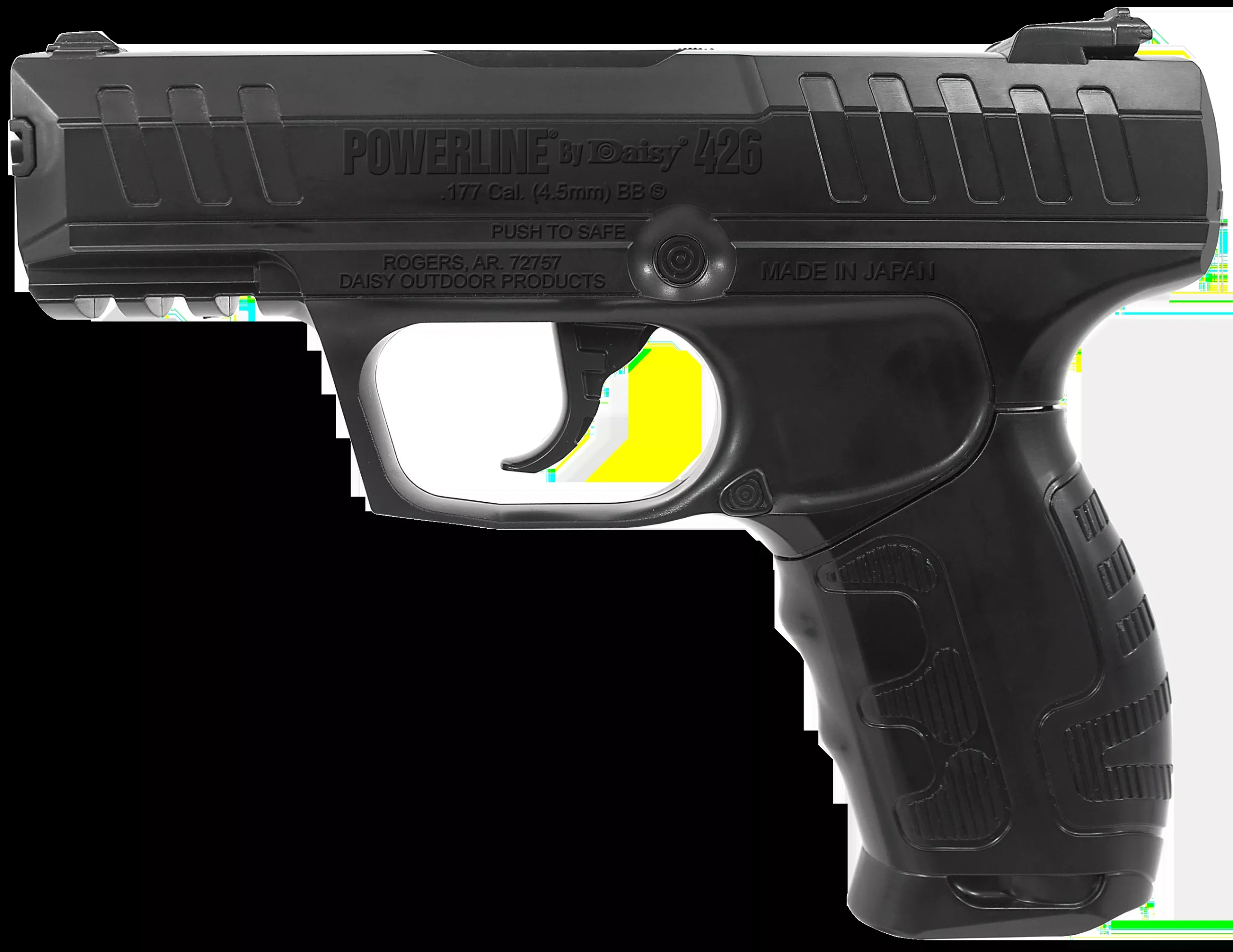 Daisy 426 Powerline 426 CO2 177 BB 8rd Black Frame Black Polymer Grip