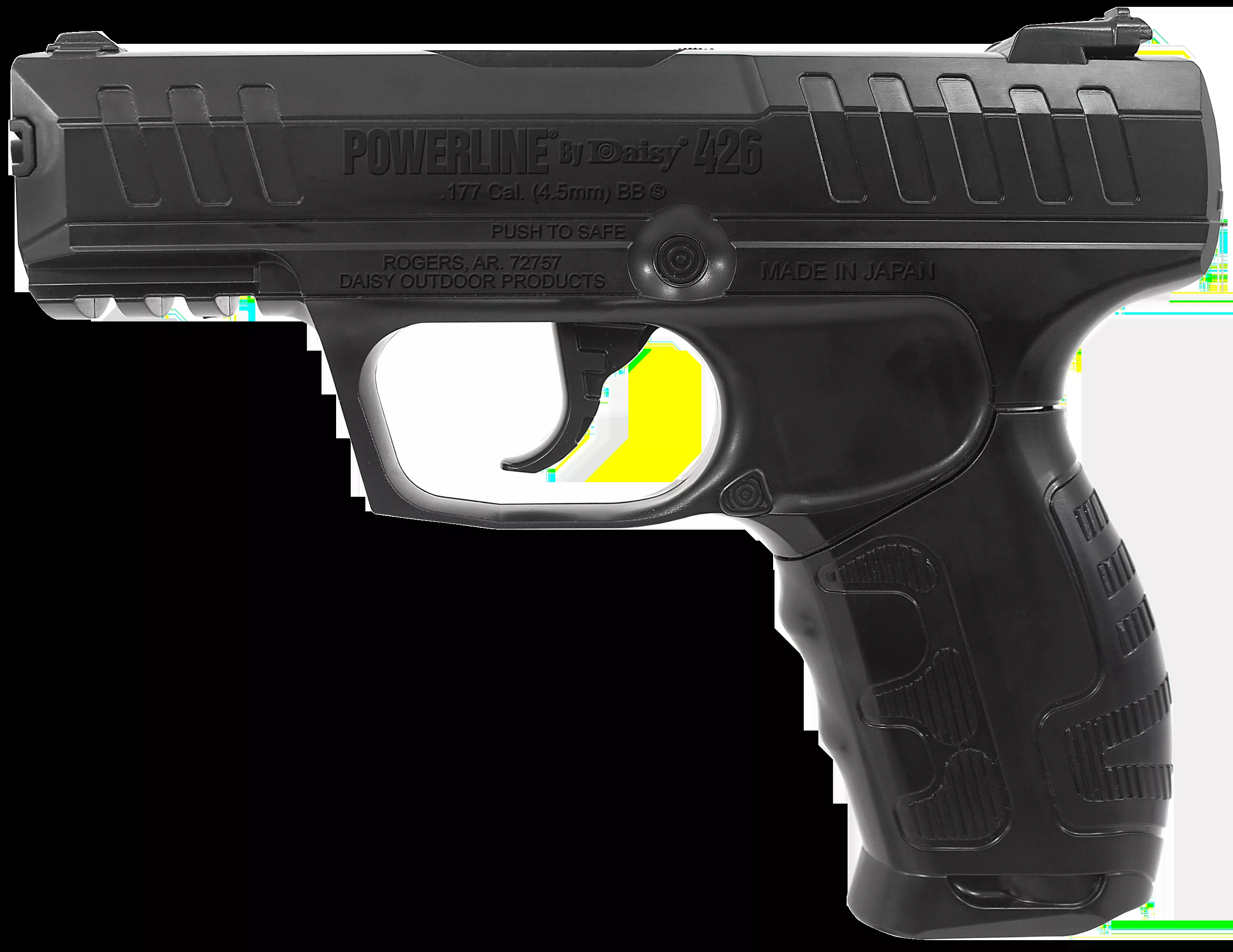 Daisy 426 Powerline 426 CO2 177 BB 8rd Black Frame Black Polymer Grip