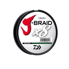 Daiwa J-Braid X8 Braided Line - Chartreuse - 8 LB. (150 YDS.)