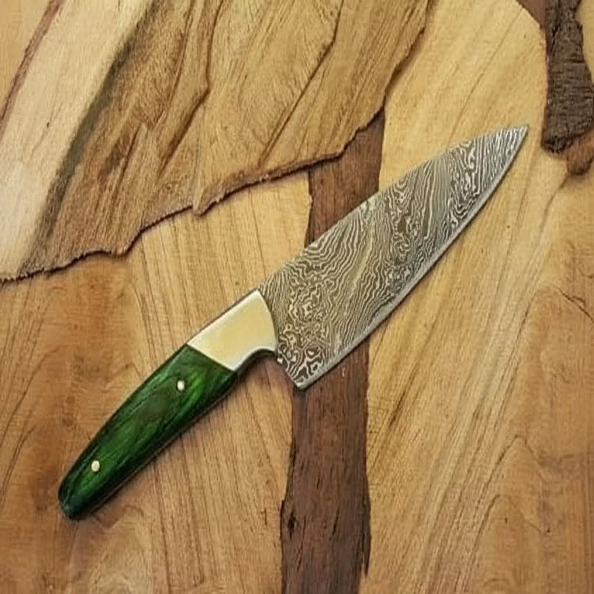 Damascus steel kitchen knife / chopper DK-0134