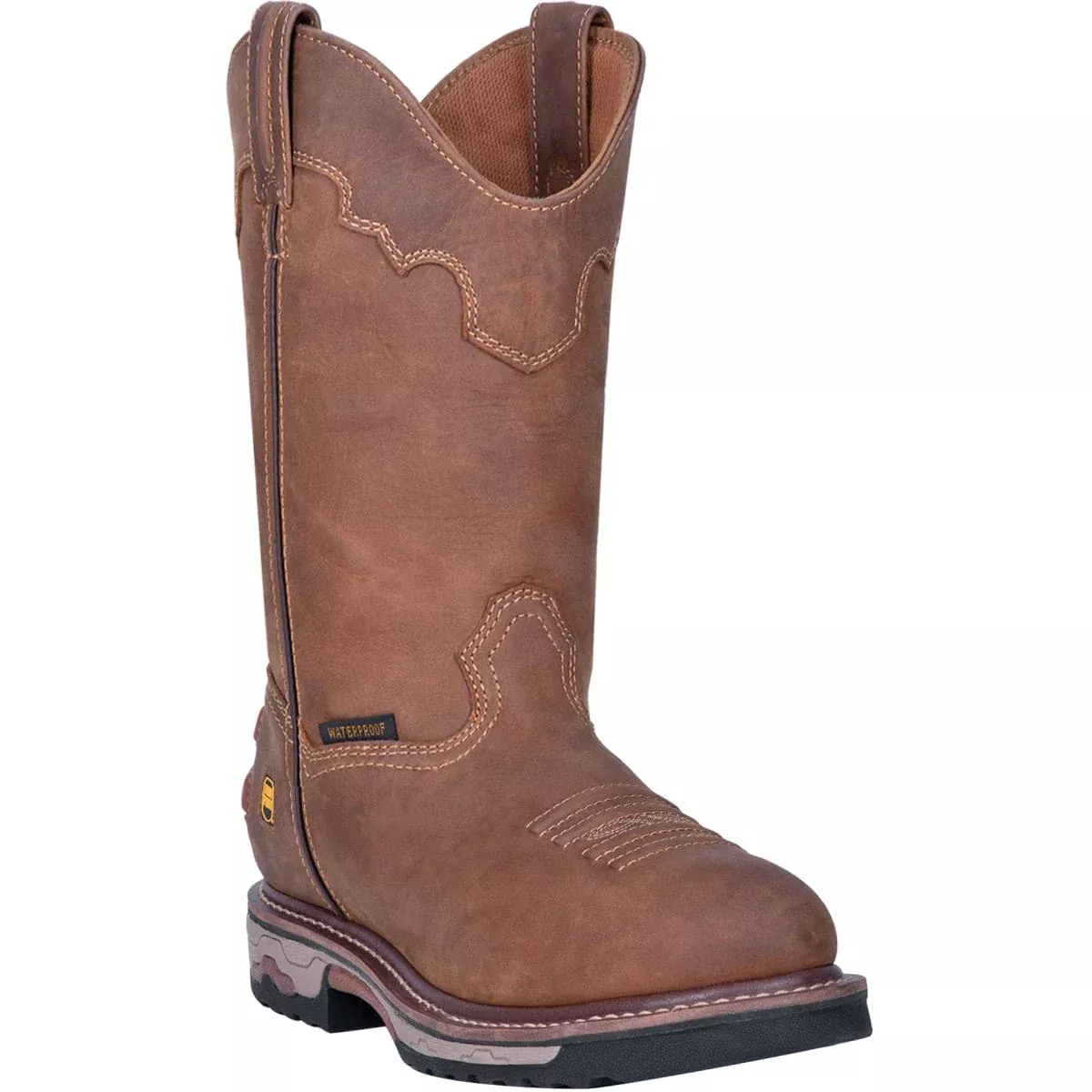 Dan Post Men’s Journeyman Waterproof Boots – Saddle Brown #DP69502