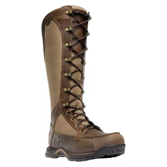 Danner Men’s Sharptail 17″ Gore-Tex Waterproof Side-Zip Snake Boot Brown #45041