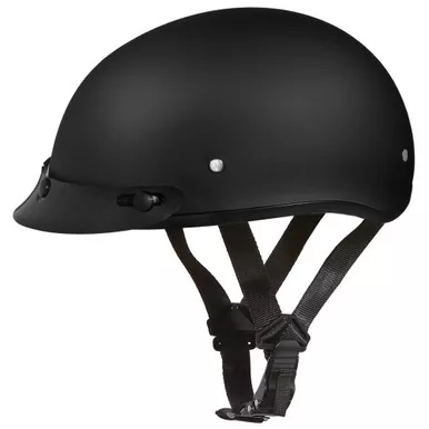 DAYTONA HELMETS D.O.T. Skull Cap Black Helmet