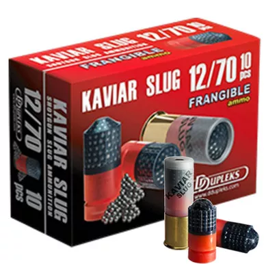 DDUPLEKS KAVIAR 12GA FRANGIBLE SLUG (10 pk)