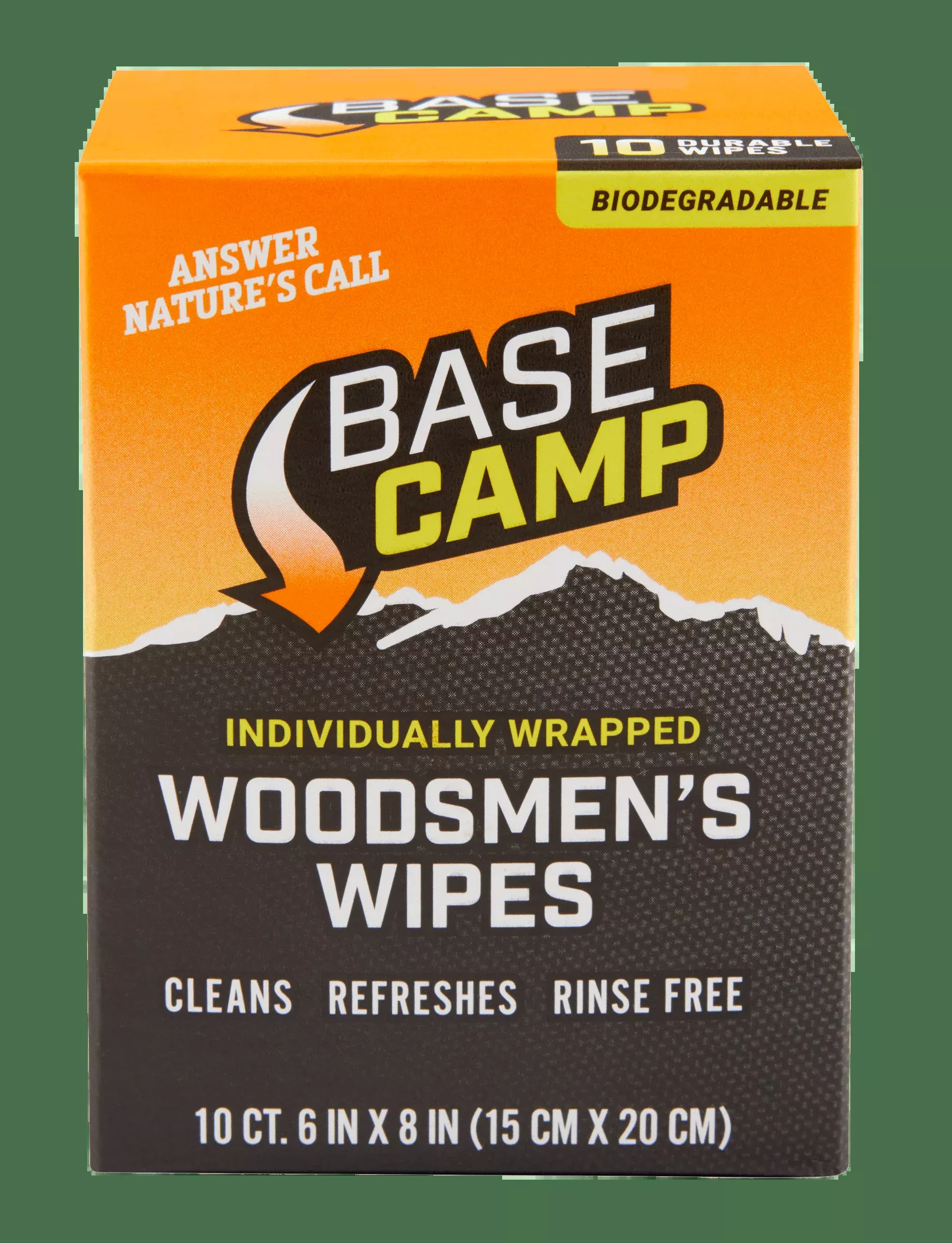 Dead Down Wind (arcus) Base Camp, Ddw 1358Woodsmans Wipes6 X 9
