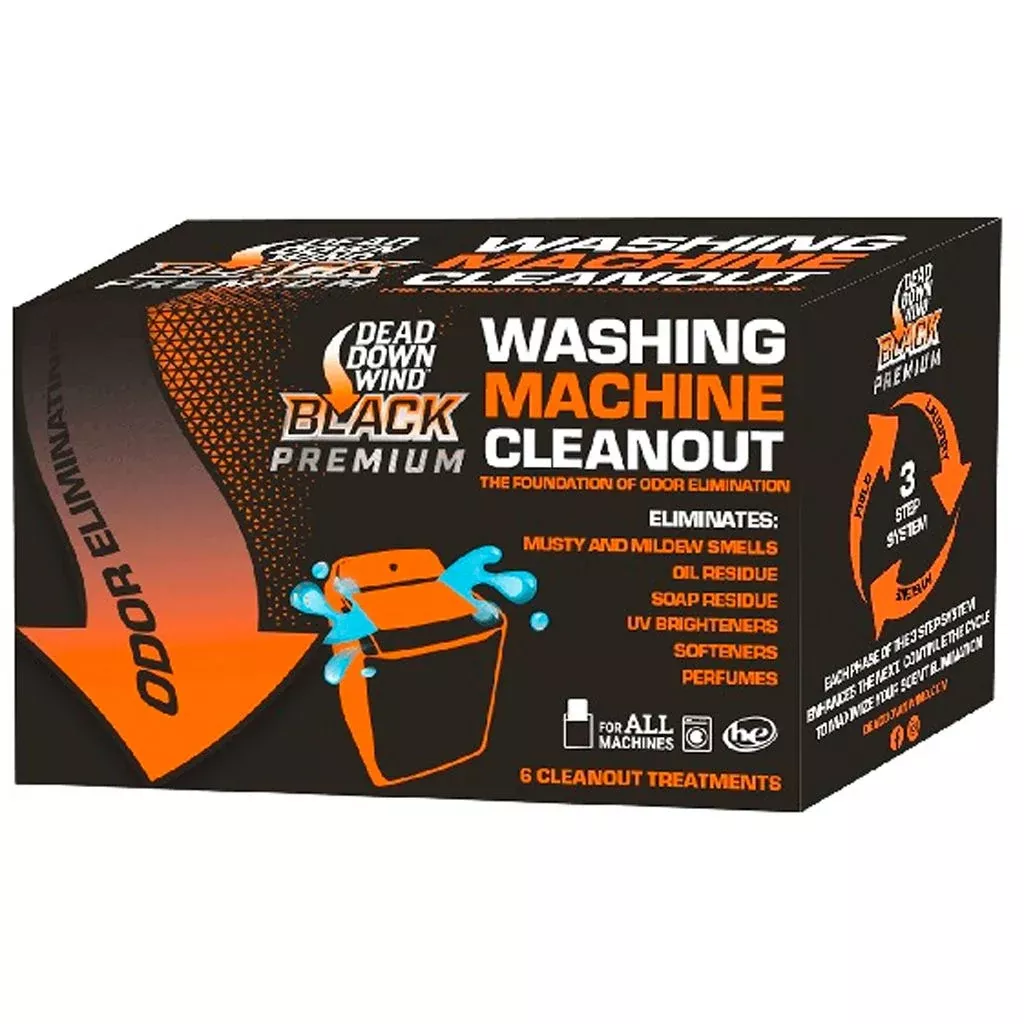 Dead Down Wind BLK Premium Washing Machine Cleanout - 6 Pack