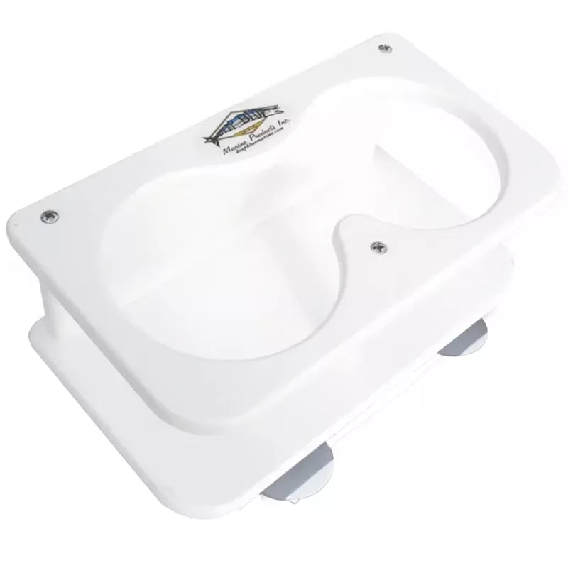 Deep Blue Marine Double Drink Holder w/Suction Cups
