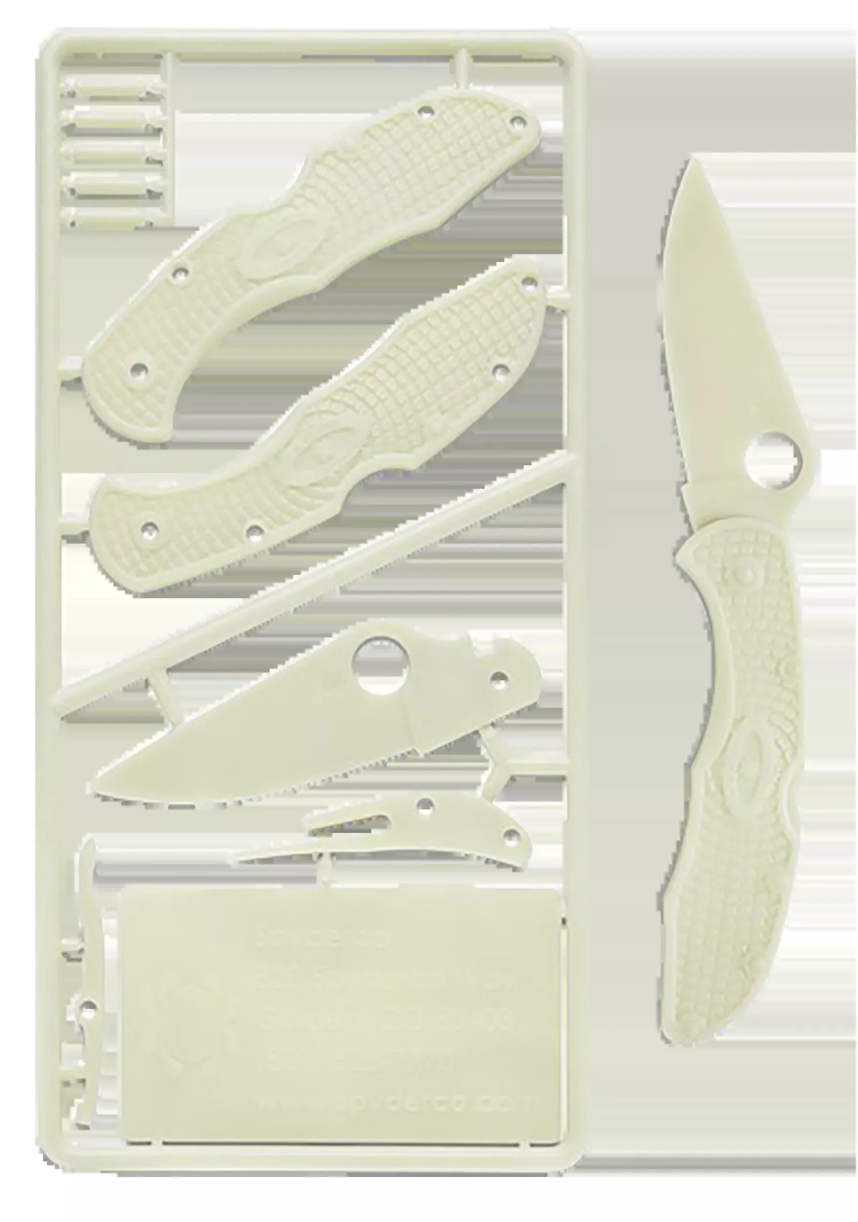 Delica 4 Glow-In-The-Dark Plastic Folding knife Kit For Children